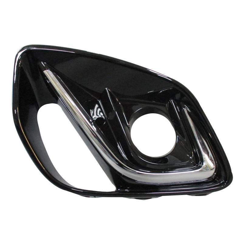 FORD PUMA 2019.09-* GRELHA ESQUERDO PARA-CHOQUES FRENTE COM FRISO CROMADO (SUPORTE NEVOEIRO) (MODELO TITANIUM)