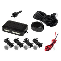 KIT DE ESTACIONAMENTO C/ 4 SENSORES CINZENTOS