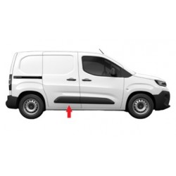 CITROEN BERLINGO/PARTNER/COMBO 2018.06-* FRISO PAINEL TRÁS DIREITO PRETO (PORTA CORRER)