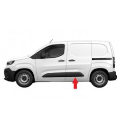 CITROEN BERLINGO/PARTNER/COMBO 2018.06-* FRISO PAINEL TRÁS ESQUERDO PRETO