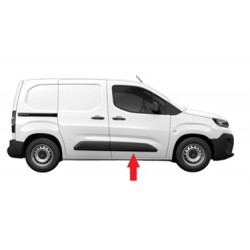 CITROEN BERLINGO/PARTNER/COMBO 2018.06-* FRISO PORTA FRENTE DIREITO PRETO