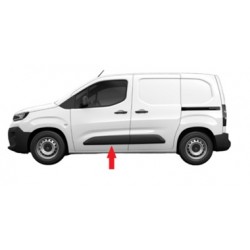 CITROEN BERLINGO/PARTNER/COMBO 2018.06-* FRISO PORTA FRENTE ESQUERDO PRETO