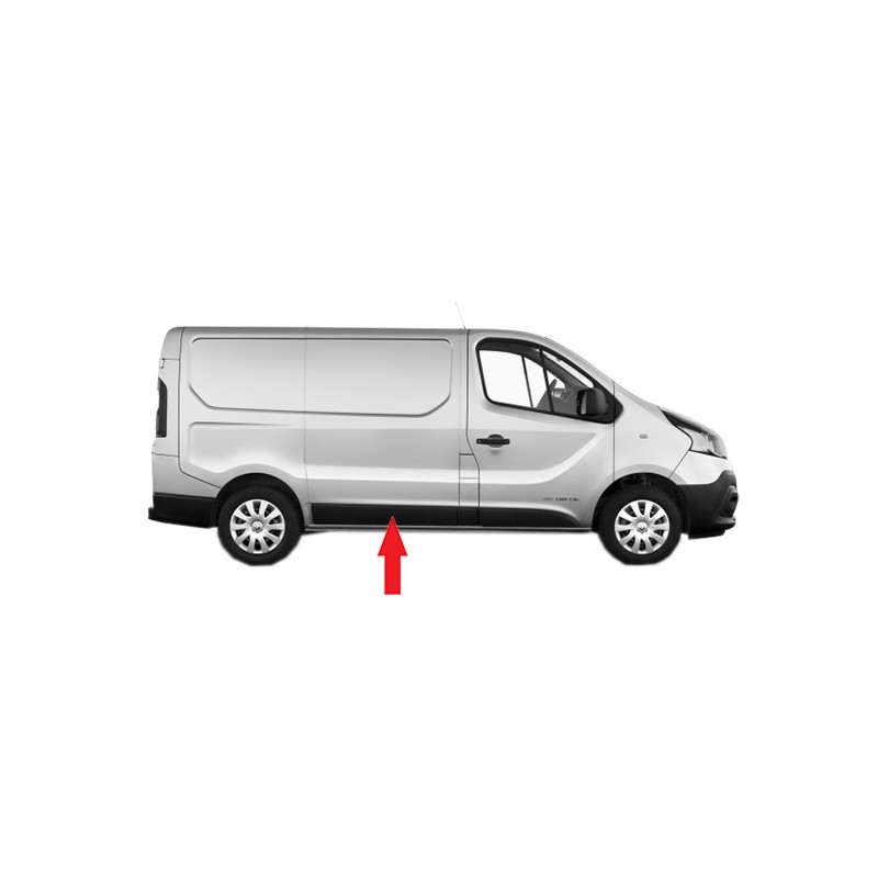RENAULT TRAFIC/VIVARO/TALENTO 2014.05-* FRISO PAINEL LATERAL CENTRAL DIREITO