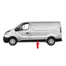 RENAULT TRAFIC/VIVARO/TALENTO 2014.05-* FRISO PAINEL LATERAL CENTRAL ESQUERDO