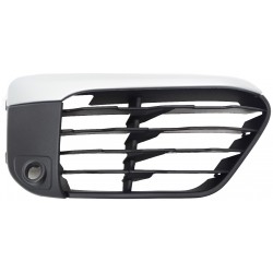BMW X1 F48 2014.11-* GRELHA DIREITO PARA-CHOQUES FRENTE COM FURO SENSOR (BASE)