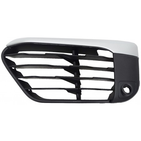 BMW X1 F48 2014.11-* GRELHA ESQUERDO PARA-CHOQUES FRENTE COM FURO SENSOR (BASE)
