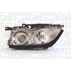 BMW SERIE 3 E46/4 02-* FAROL ESQUERDO ARO NEGRO M/MARELLI (D2S/H7/H7)