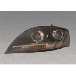 AUDI TT 06-* FAROL ESQUERDO ELÉCTRICO ARO NEGRO M/MARELLI (H7/H7)