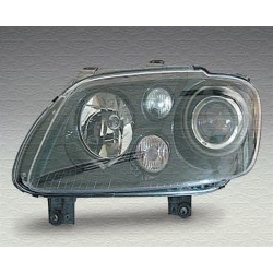 VW TOURAN 03-* FAROL ESQUERDO ARO NEGRO M/MARELLI (H7/H7)