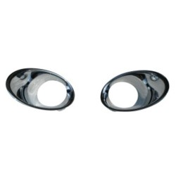 RENAULT MEGANE 12-* KIT ARO CROMADO GRELHA PARA-CHOQUES FRENTE (DIREITO/ESQUERDO)