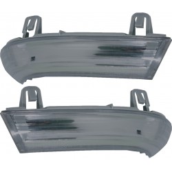 VW GOLF V /PASSAT/SHARAN 03-* KIT (DIREITO/ESQUERDO) FAROLIM LATERAL LED FUMADO (ESPELHO)