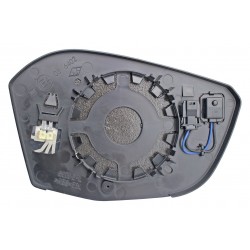 CITROEN C4/PEUGEOT 308/408 2020.10-* VIDRO ESPELHO ESQUERDO CONVEXO TÉRMICO COM ÂNGULO MORTO