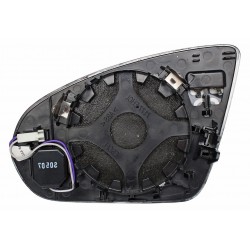 MERCEDES A W177 2018.03-* VIDRO ESPELHO DIREITO ASFÉRICO TÉRMICO ÂNGULO MORTO 4 PINOS