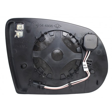 JEEP COMPASS 2017.04-* VIDRO ESPELHO ESQUERDO TÉRMICO ASFÉRICO COM SENSOR ÂNGULO MORTO