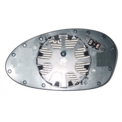 BMW S/3 E90/S/1 E87 05-* VIDRO ESPELHO DIREITO CONVEXO TÉRMICO BRANCO