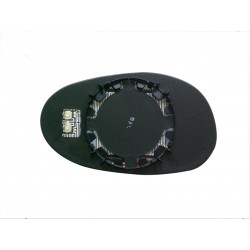 MCC SMART FORTWO 98-* VIDRO ESPELHO ESQUERDO CONVEXO TÉRMICO