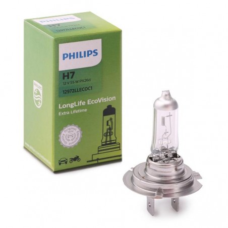 Philips 12972LLECOC1 – Lâmpada H7 LongLife EcoVision 12V 55W PX26d
