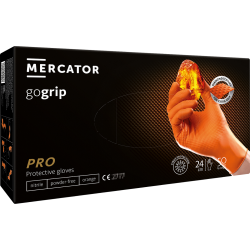 LUVAS GO GRIP LARANJA - TAM L (50UN)