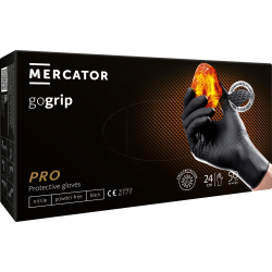 LUVAS GO GRIP PRETAS - TAM XL (50UN)