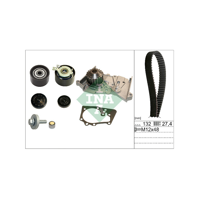 Bomba de água + kit de correia dentada