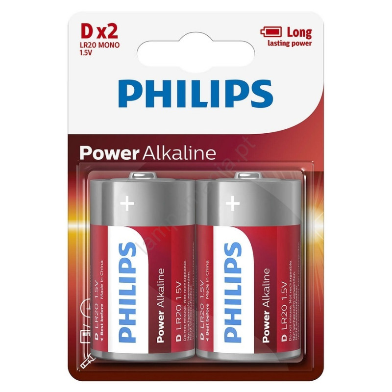 Pilha (2un) LR20/ D Power Alkaline