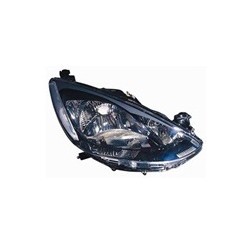 MAZDA 2 07-* FAROL DIREITO MANUAL/ELÉCTRICO INTERIOR NEGRO (H4)