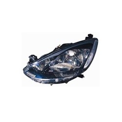 MAZDA 2 07-* FAROL ESQUERDO MANUAL/ELÉCTRICO INTERIOR NEGRO (H4)