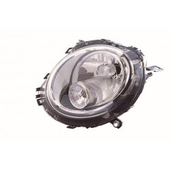 MINI ONE/COOPER 07-* FAROL ESQUERDO ELÉCTRICO COM MOTOR COM PISCA BRANCO