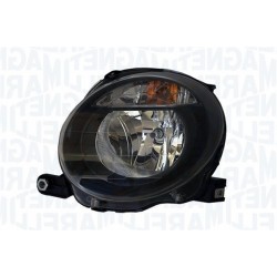 FIAT 500 10-* FAROL ESQUERDO COM REGULAÇÃO ALCANCE LUZES INTERIOR NEGRO M/MARELLI