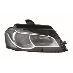 AUDI A3/SPORT BACK 2008.07-* FAROL DIREITO ELÉCTRICO COM MOTOR INTERIOR NEGRO (LED/D3S)