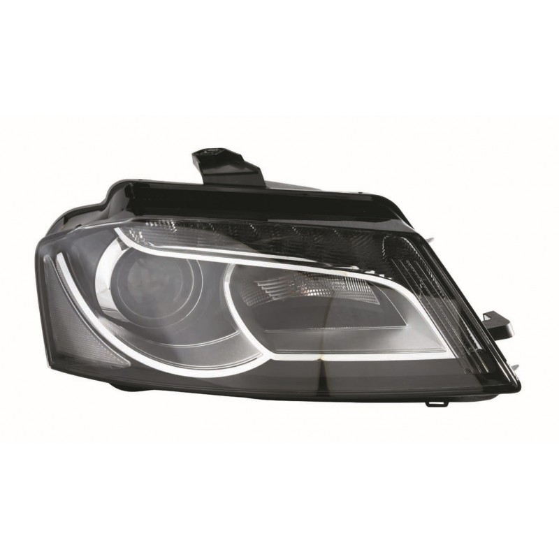 AUDI A3/SPORT BACK 2008.07-* FAROL DIREITO ELÉCTRICO COM MOTOR INTERIOR NEGRO (LED/D3S)