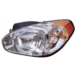 HYUNDAI ACCENT 06-* FAROL ESQUERDO MANUAL (4 PORTAS)