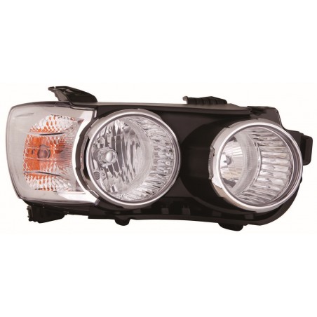 CHEVROLET AVEO 4/5 PORTAS 12-* FAROL DIREITO ELÉCTRICO INTERIOR CROMADO (H7/H1)