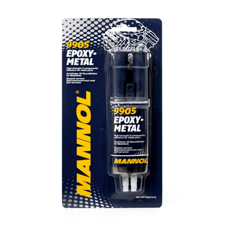 MANNOL 9905 EPOXY METAL COLA RÁPIDA (30GR/24ML)