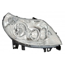 FIAT DUCATO/BOXER/JUMPER 11-14* FAROL DIREITO ELÉCTRICO COM MOTOR (H7/H1/PY21W/W5W) FICHA ROXO