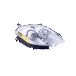 FIAT BRAVO 07-* FAROL DIREITO ELÉCTRICO INTERIOR CROMADO (H1/H1)