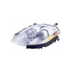 FIAT BRAVO 07-* FAROL ESQUERDO ELÉCTRICO INTERIOR CROMADO (H1/H1)