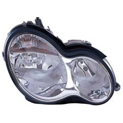 MERCEDES C W203 04-05* FAROL DIREITO ELÉCTRICO (H7/H7)