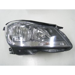 MERCEDES C W204/SP/COUPE 11-* FAROL ESQUERDO ELÉCTRICO INTERIOR NEGRO