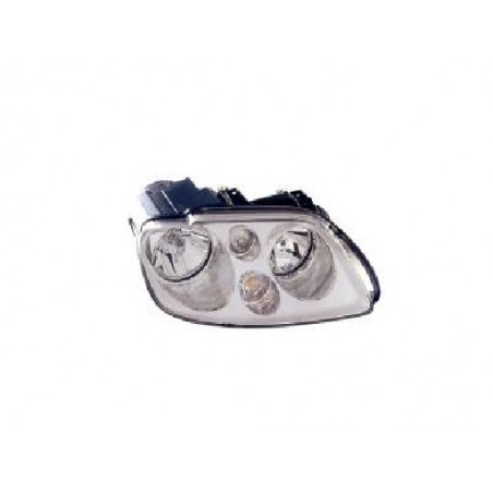 VW TOURAN/CADDY 03-* FAROL DIREITO ELÉCTRICO SEM MOTOR INTERIOR CROMADO (H7/H7)