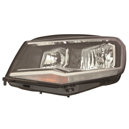 VW CADDY 2016-* FAROL ESQUERDO ELÉCTRICO COM MOTOR INTERIOR NEGRO (H7/W5W/H21W)