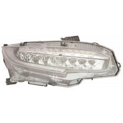 HONDA CIVIC 17-* FAROL DIREITO ELÉCTRICO COM MOTOR INTERIOR NEGRO (LED)