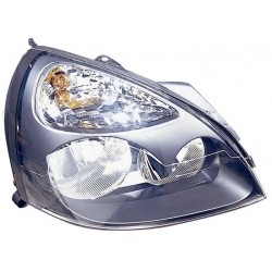 RENAULT CLIO 01-* FAROL DIREITO ELÉCTRICO INTERIOR NEGRO
