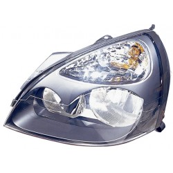 RENAULT CLIO 01-* FAROL ESQUERDO ELÉCTRICO INTERIOR NEGRO