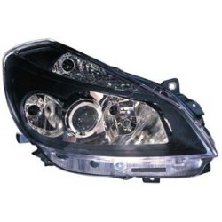 RENAULT CLIO 05-* FAROL DIREITO ELÉCTRICO INTERIOR NEGRO (H7/H7/H1) AFS