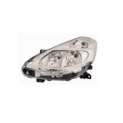 RENAULT CLIO 09-* FAROL ESQUERDO ELÉCTRICO INTERIOR CROMADO (H7/H7)