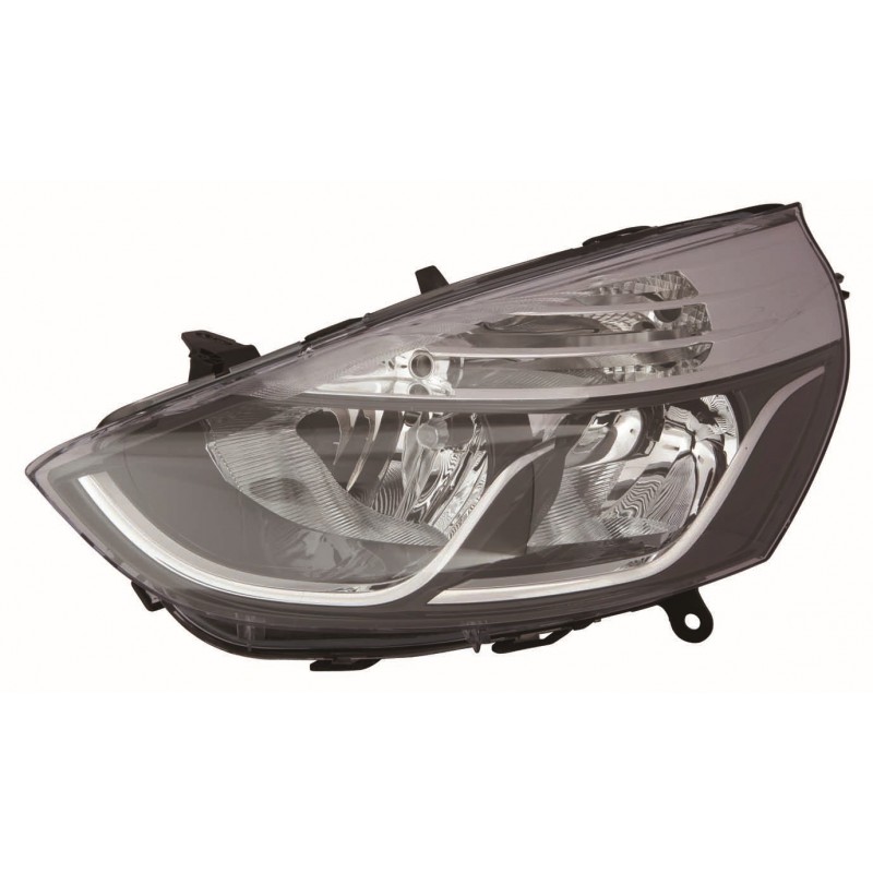 RENAULT CLIO 13-* FAROL ESQUERDO ELÉCTRICO COM MOTOR INTERIOR CROMADO (H7/H1)