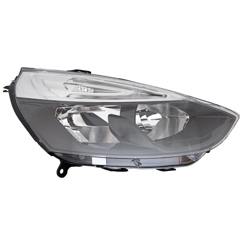RENAULT CLIO IV 2016.07-* FAROL DIREITO ELÉCTRICO COM MOTOR INTERIOR NEGRO (H7/H1/PY24W)