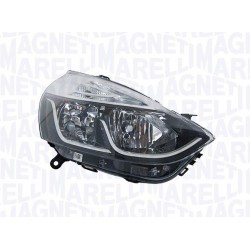 RENAULT CLIO IV 2016.07-* FAROL DIREITO ELÉCTRICO INTERIOR CROMADO H7/H1 M/MARELLI