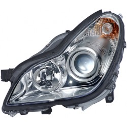 FAROL ESQUERDO BI-XENON COM LUZES DIRECIONAIS MERCEDES CLS W219 2004.10-